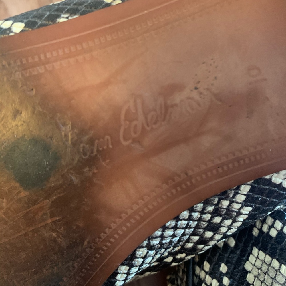 Sam Edelman Lior Snake skin Loafer 10M - Picture 10 of 10